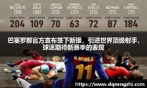巴塞罗那官方宣布签下新援，引进世界顶级射手，球迷期待新赛季的表现