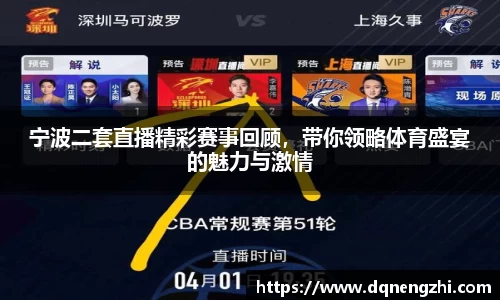 宁波二套直播精彩赛事回顾，带你领略体育盛宴的魅力与激情